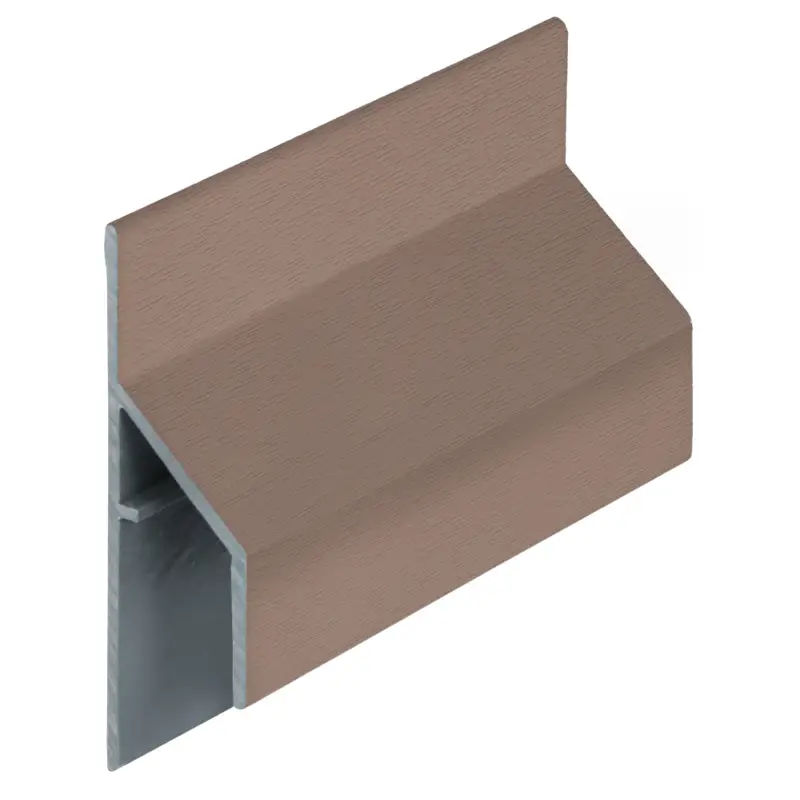 Trim/kraal aansluitprofiel 17mm Keralit – Zwartgrijs – 600cm Koopje