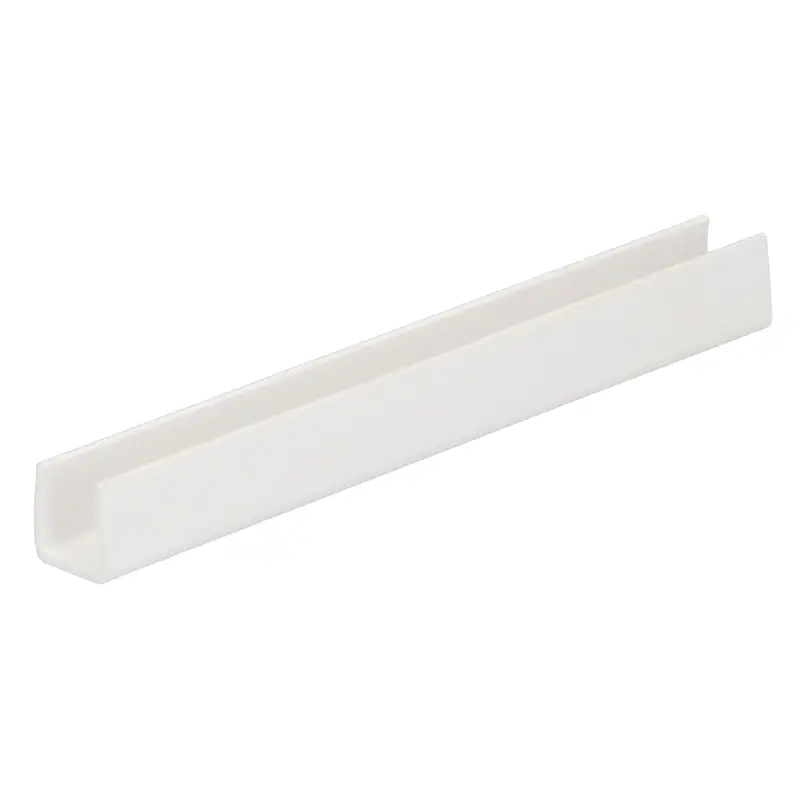 Uitverkoop U-profiel inwendig 8mm – Wit – 260cm