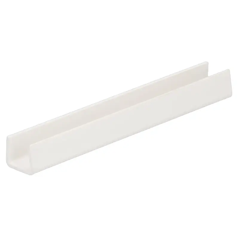 Beperkte Voorraad U-profiel inwendig 10mm – Wit – 260cm