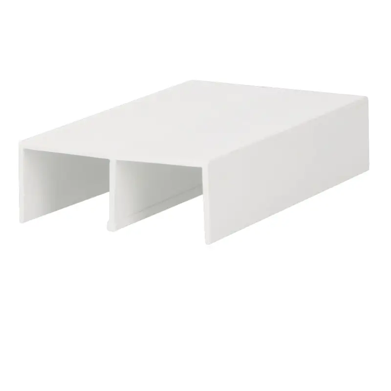 Gratis Retour Boven schuifrailprofiel 2x18mm – Wit – 260cm