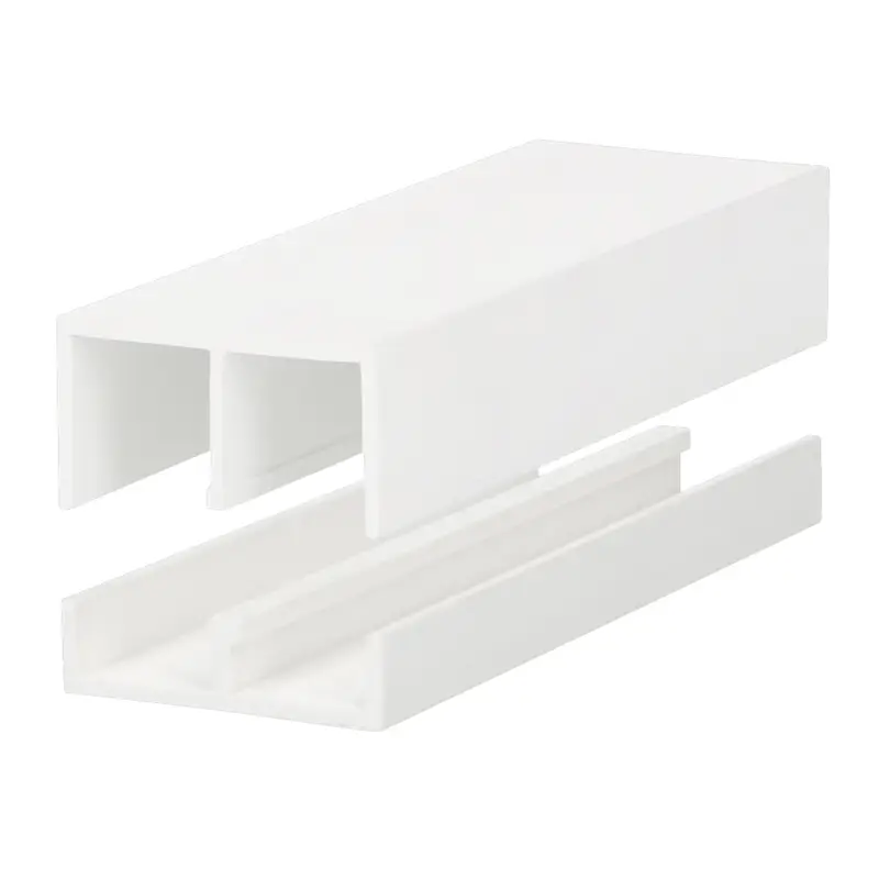 Gratis Retour Onder schuifrailprofiel 2x10mm – Wit – 260cm