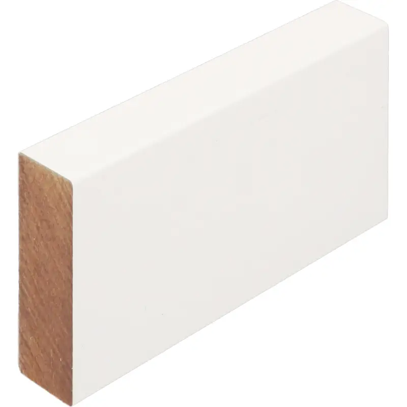 Direct Beschikbaar Prodec plint50x15mm – Wit – 488cm