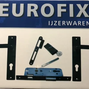 Fabrieksprijs Zwarte slotset RVS