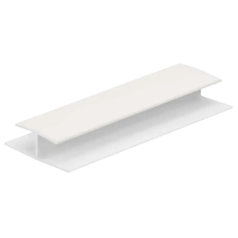 Korting H-verbindingprofiel 10mm – Grijs (folie) – 260cm