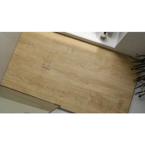 Direct Verzonden Composiet douchebak op maat Slim Wood