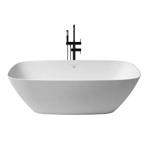 Speciale Aanbieding Vrijstaand Solid Surface ligbad Arenal 150x72cm mat wit