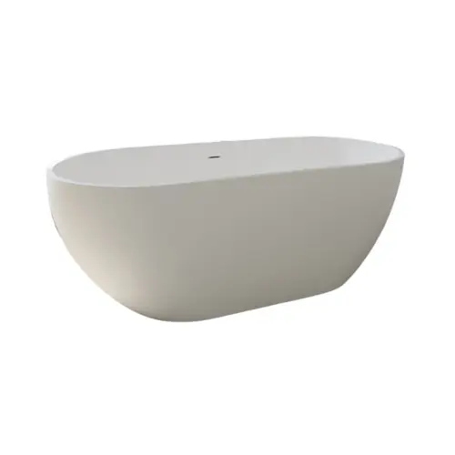 Vrijstaand composiet ligbad Rondo 170x80cm mat wit Gratis Retour