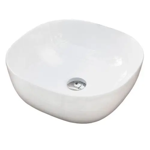 Must-Have Keramische opbouw waskom Palermo 42,5x42,5cm wit