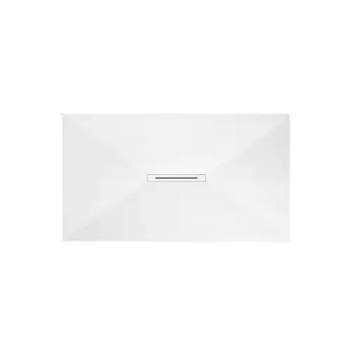 Lage Kosten Solid Surface douchebak Hydra Eco 90x120cm egaal wit