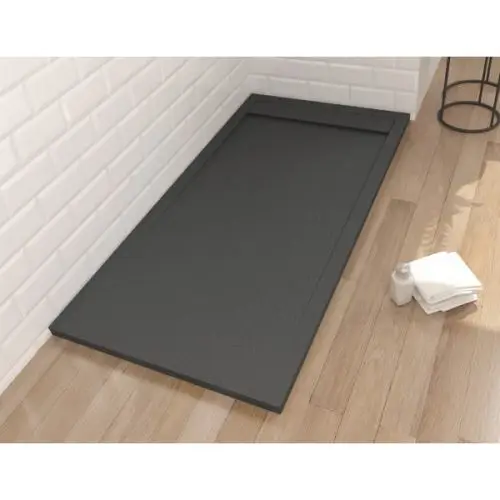 Hoge Kwaliteit Composiet douchebak Clever 90x120cm Antraciet RAL7016