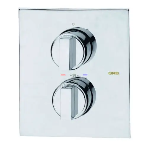 Thermostatische inbouwkraan Kala met omstelregeling chroom Betrouwbaar