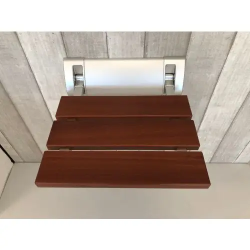 Opklapbare douchestoel Teak-aluminium Hete Deal