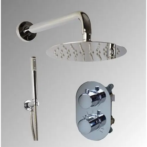 Inbouw regendoucheset Saturnus chroom Betrouwbaar