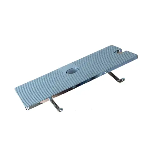 Planchet Metro 25x10cm met handdouchehouder chroom voor montage aan een glijstang Laatste Versie