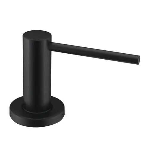 Favoriet Inbouw zeepdispenser Nero mat zwart voor bladmontage