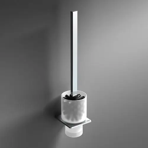 Toiletborstel Cube chroom met houder Tijdelijk Beschikbaar