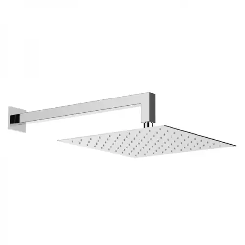 Laatste Kans Hoofddouche 30x30cm gepolijst RVS inclusief muurarm