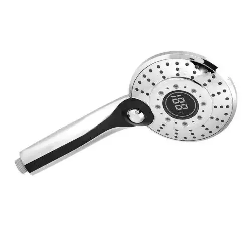 Aanbieding LED handdouche Celsius chroom met 3 standen en digitale temperatuur aanduiding