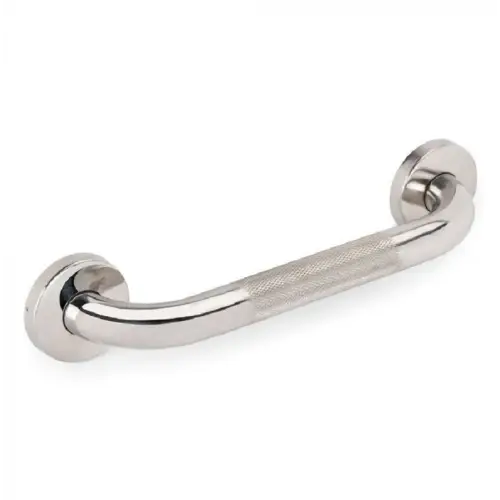 Badgreep 30cm chroom met anti slip handvat Weekendaanbieding