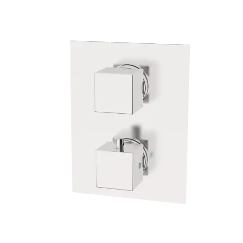 Weekendaanbieding Thermostatische inbouwkraan Kala met omstelregeling 1-, 2- of 3-wegs RVS PVD