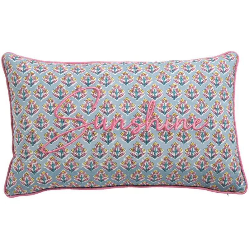 Hete Deal Tuinkussen Sunshine Blauw/Roze