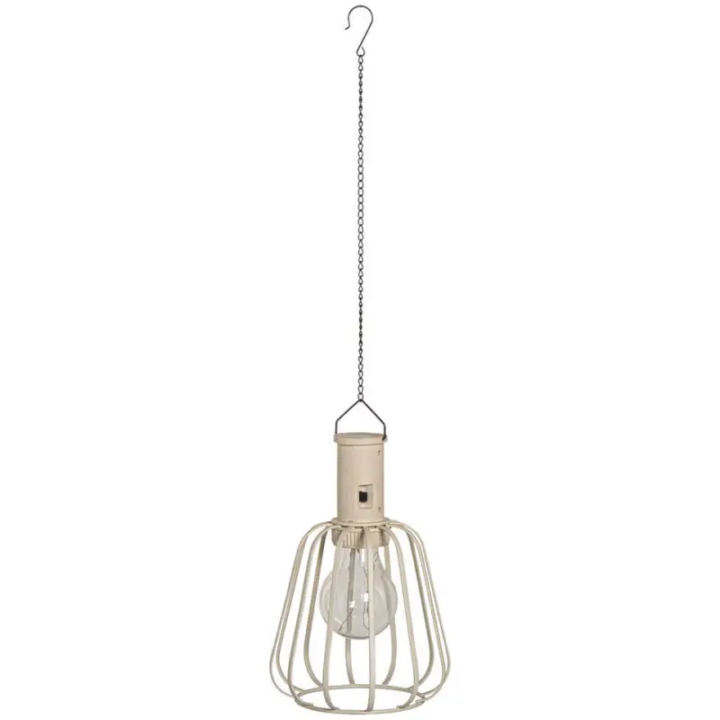 Populair Solar Lantaarn Davin Off-white