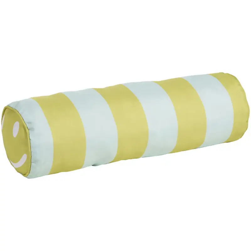 Alleen Vandaag Tuinkussen/ Rolkussen Smiley Groen/Blauw