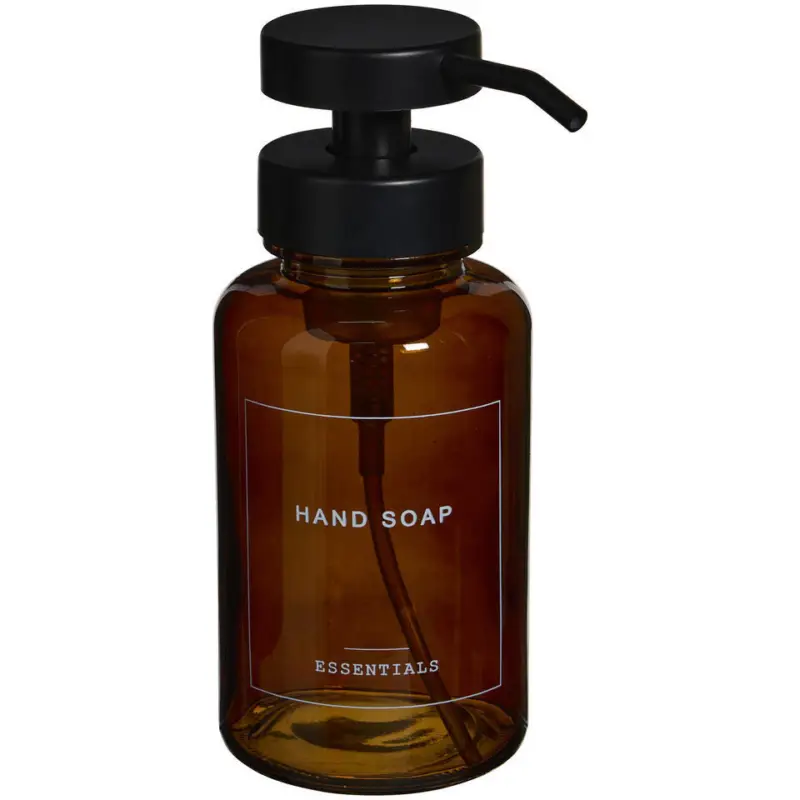 Gecertificeerd Zeeppomp Apothekersglas Essentials Bruin