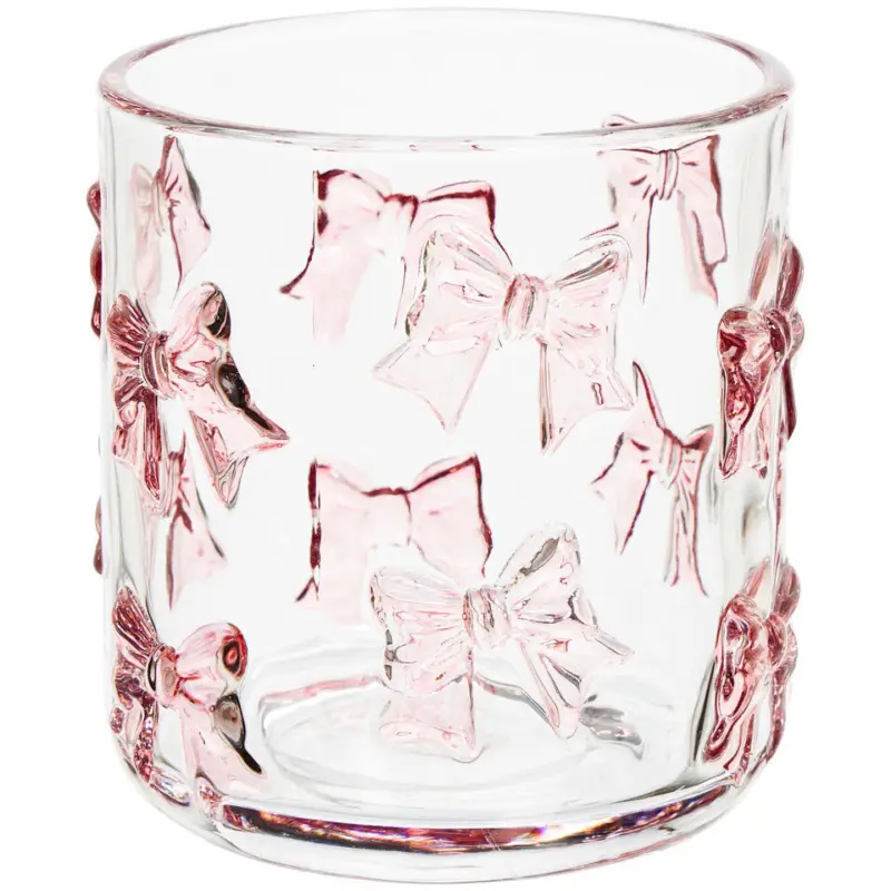 Waterglas Strik Roze 380ml Hoge Kwaliteit