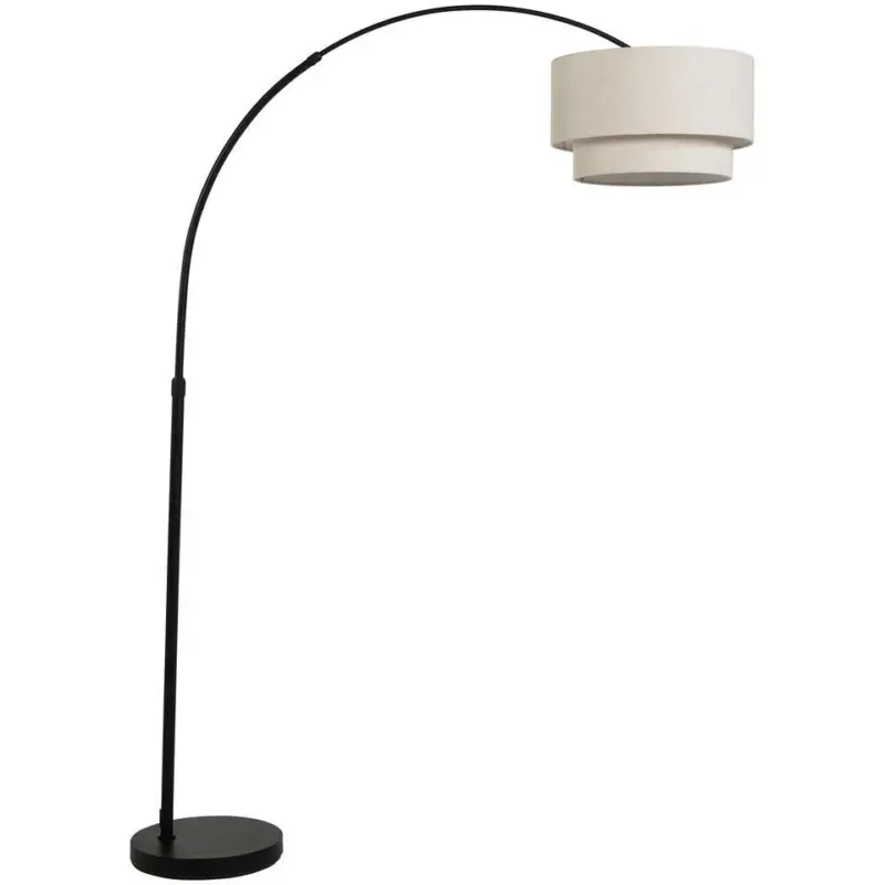 Finale Uitverkoop Vloerlamp Vea Off-white/Zwart