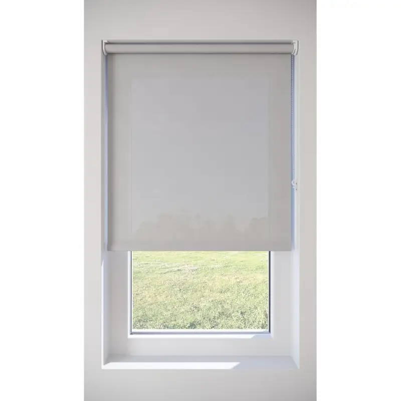 Premium Rolgordijn Screen Vinz Grijs