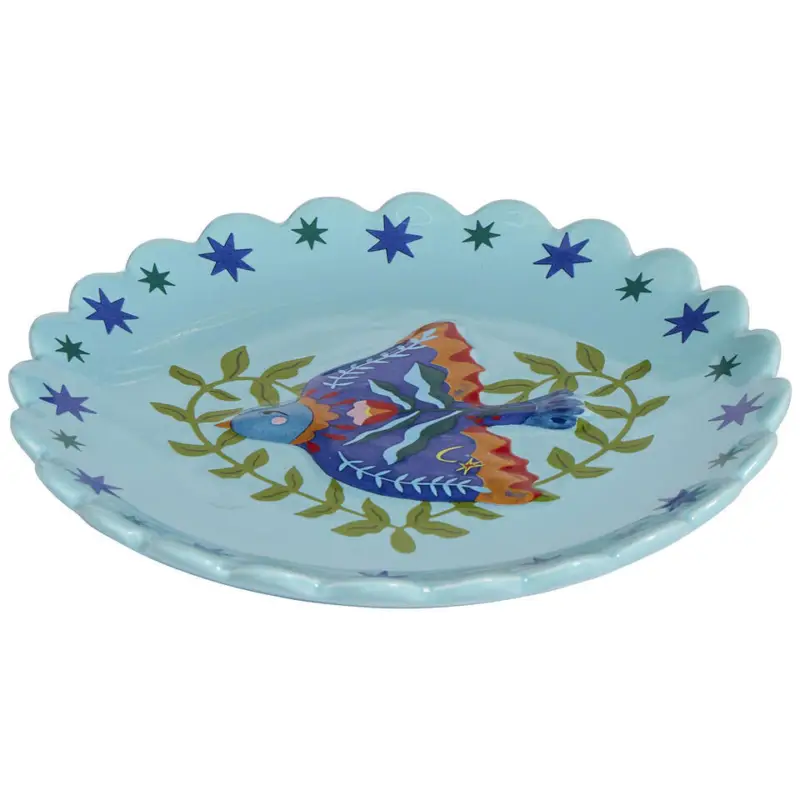 Bordje Vogel Blauw Rechtstreeks Van De Fabrikant