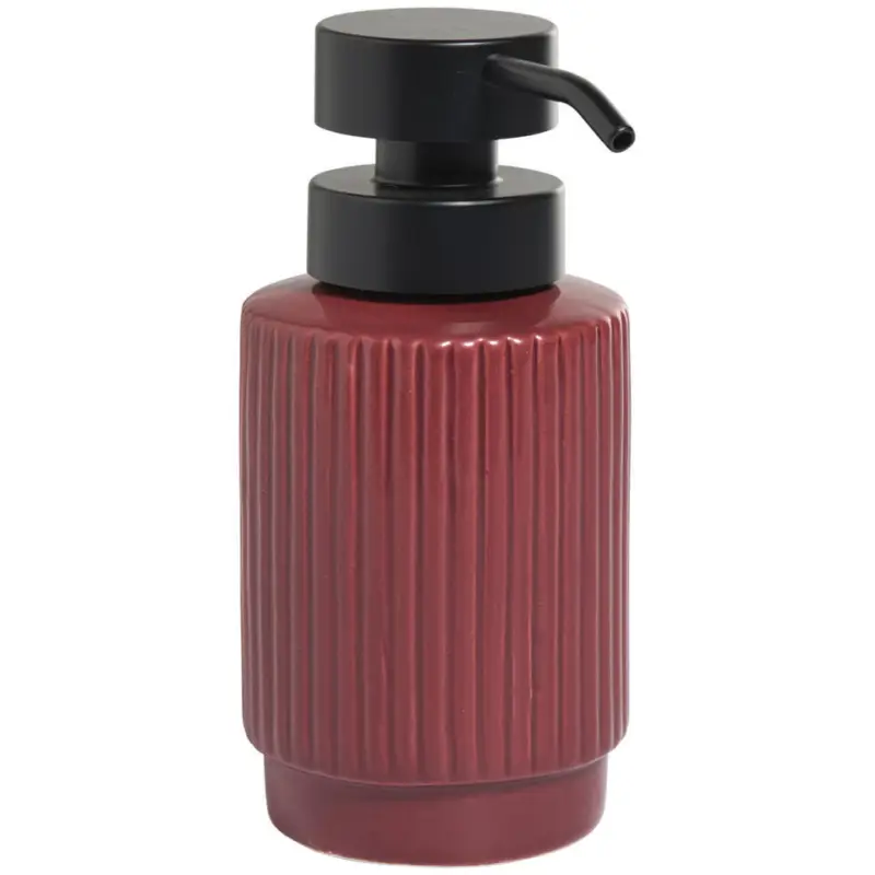 Lage Prijs Zeepdispenser Ribbel Bordeaux