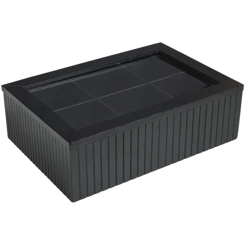 Koopje Theedoos Latjes Zwart