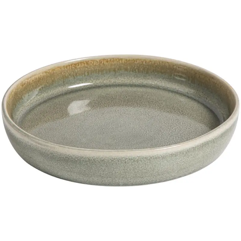 Pastabord Ava Groen/Grijs - ⌀21cm Meest Verkocht