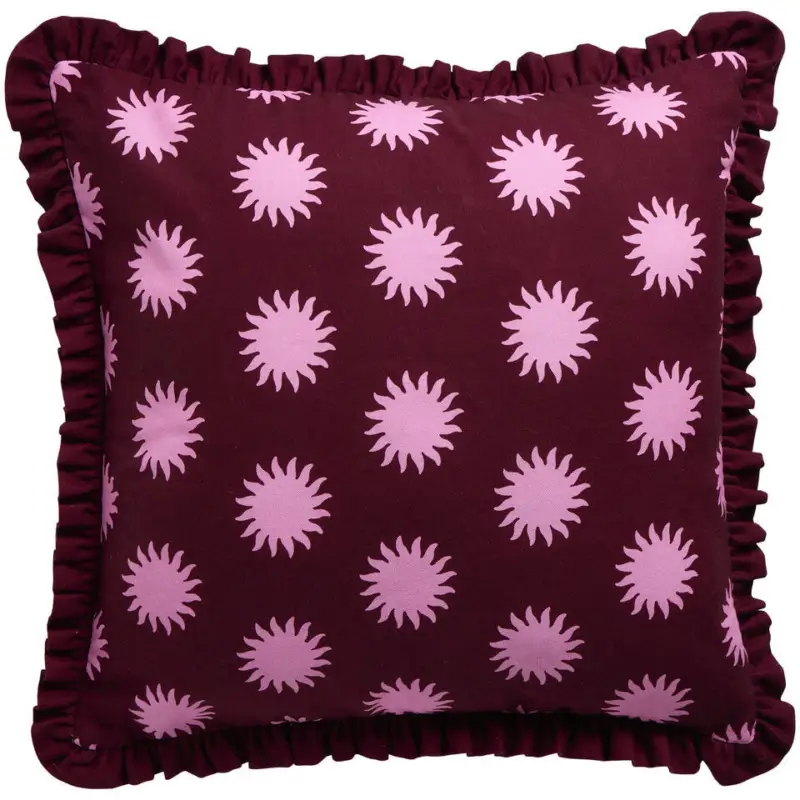 Kussen Amato Bordeaux 45x45 cm Korting