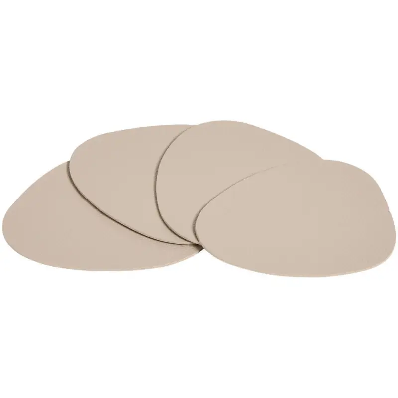 Direct Beschikbaar Onderzetters Organic Zand - 4 Stuks