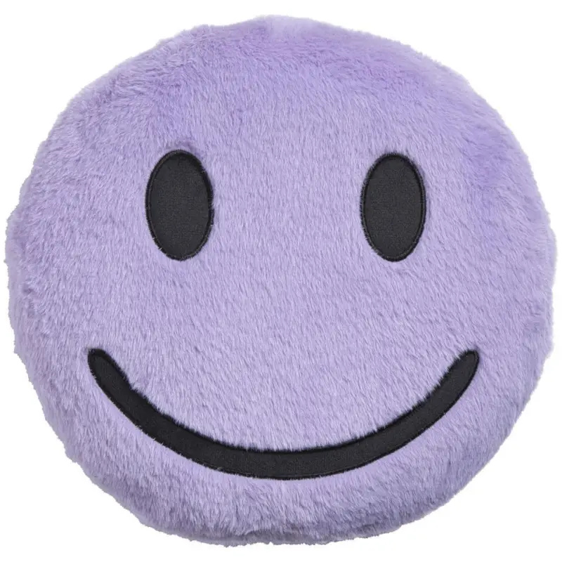 Kussen Smiley Paars Ø35 cm ø 35 cm Betaalbaar