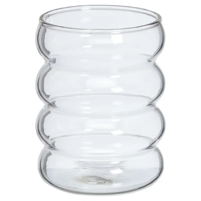 Waterglas Wavy Transparant - 350 ml Koopje
