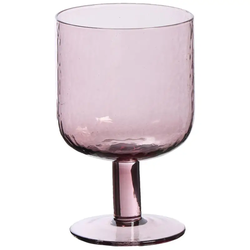 Aanbieding Wijnglas Hammered Paars 290ml