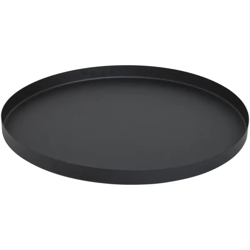 Exclusieve Aanbieding Dienblad / Kaarsenplateau Metaal Zwart - Ø40 cm ø 40 cm