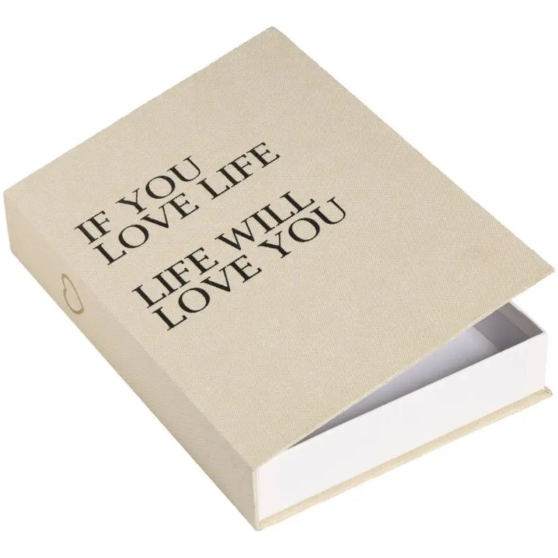 Favoriet Opbergboek Love Life Beige
