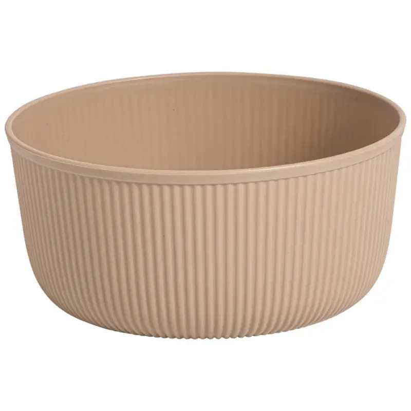 Schaal Ribbel Beige Lage Prijs
