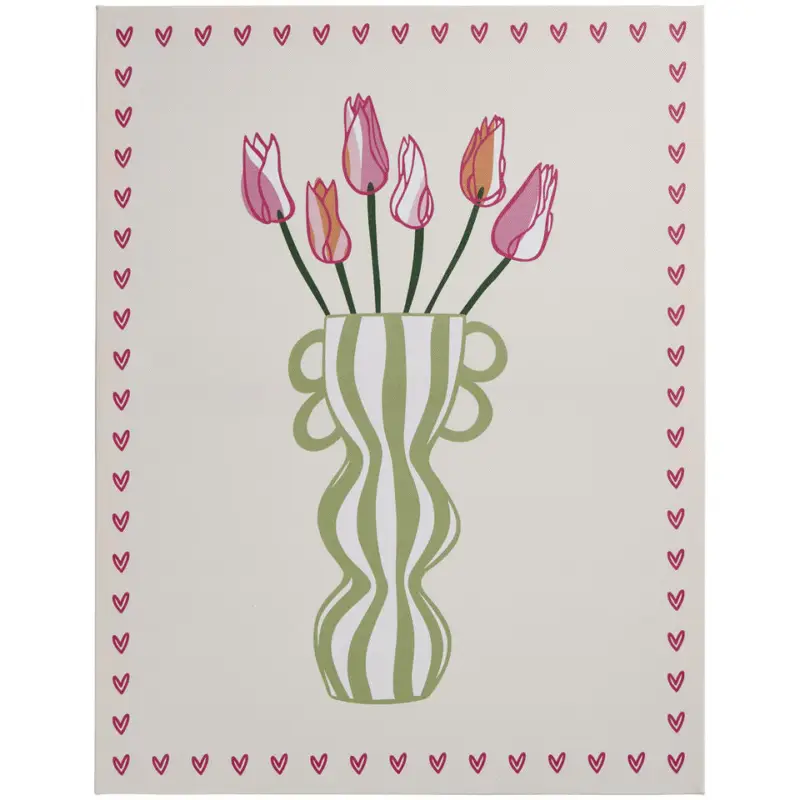 Canvas Tulpen 35x45 cm Hoge Kwaliteit