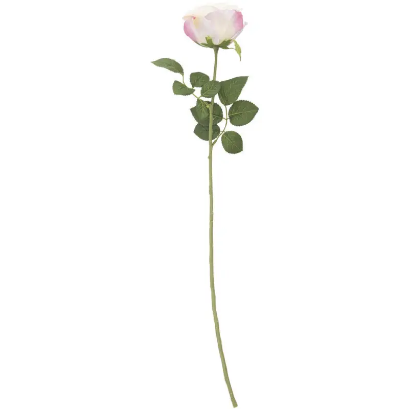 Kunstbloem Roos Wit/Roze Favoriet