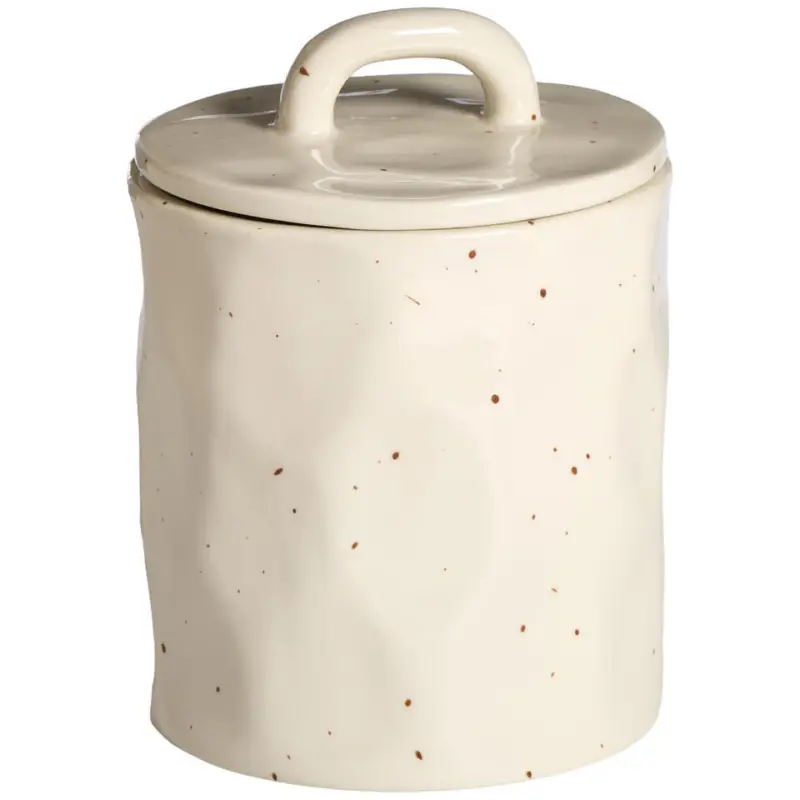 Voorraadpot Keramiek Speckle Off-White - 950ml Betaalbaar