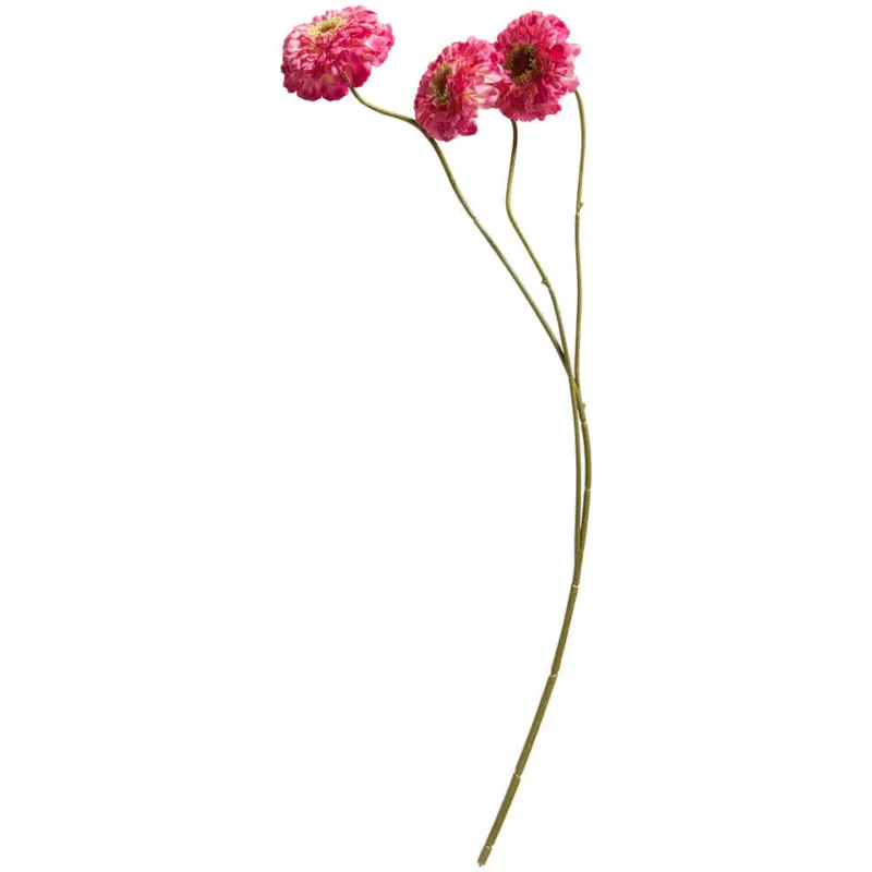 Kunstbloem Zinnia Elegans Roze Weekendaanbieding