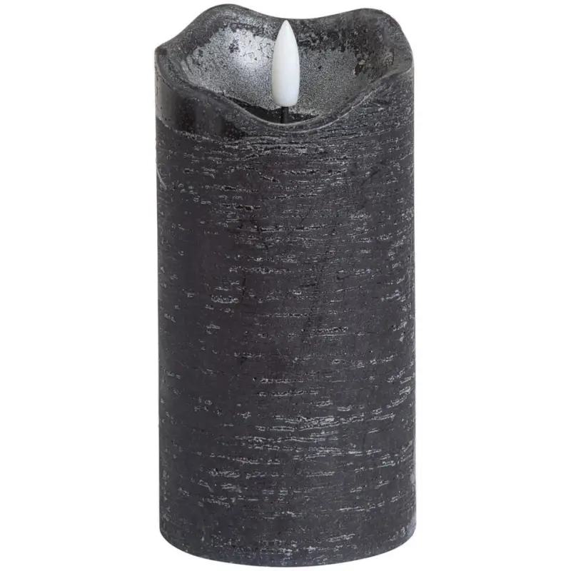 LED Kaars Zwart - 7,5x15 cm Merkproduct