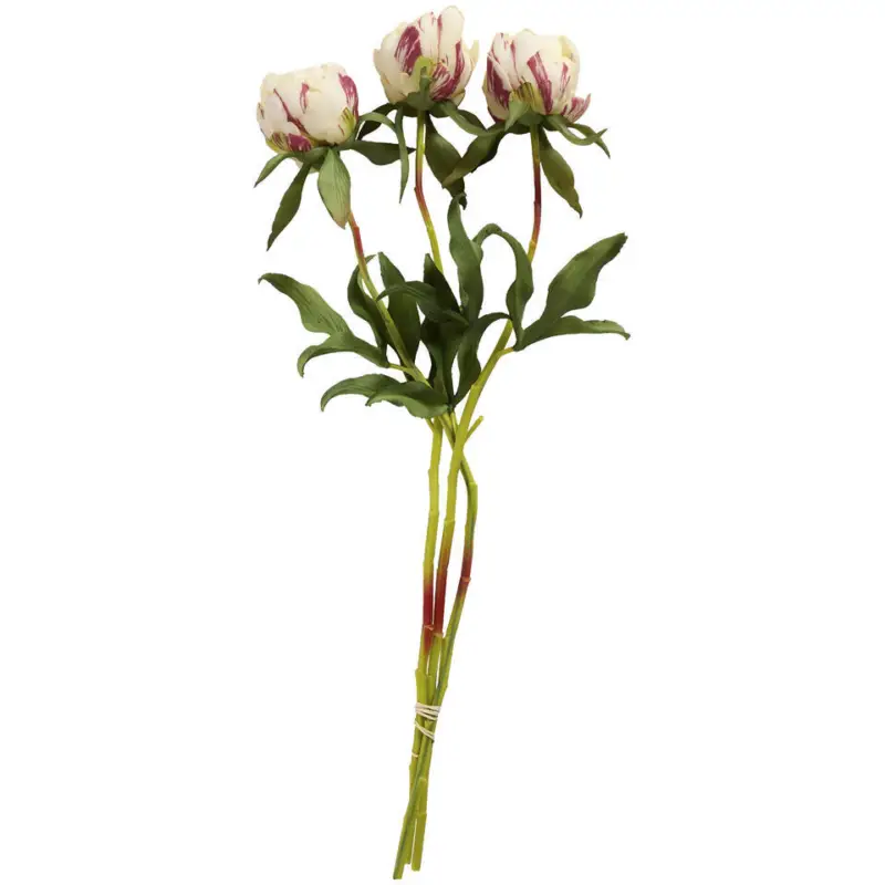 Merkproduct Kunstbloemen Pioenrozen Crème
