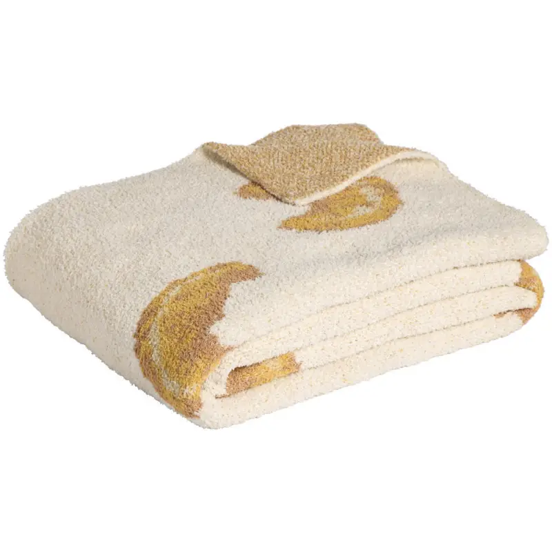 Direct Verzonden Plaid Croissant Beige 125x160 cm